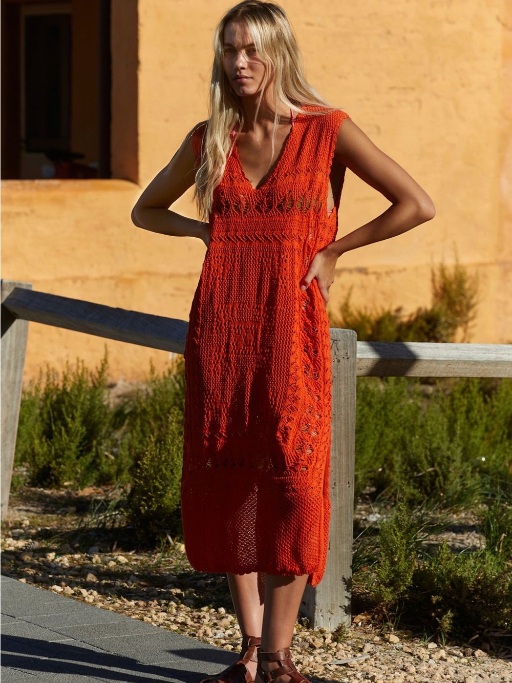 Free People Beach Crochet Emma Dress